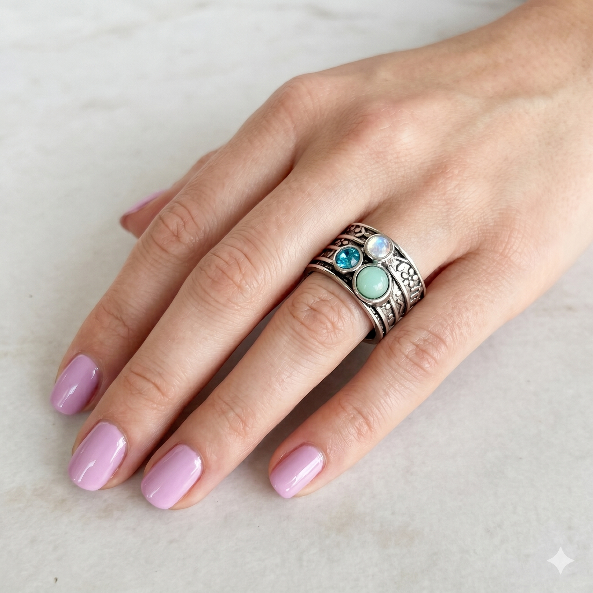 Turquoise Opal Ring