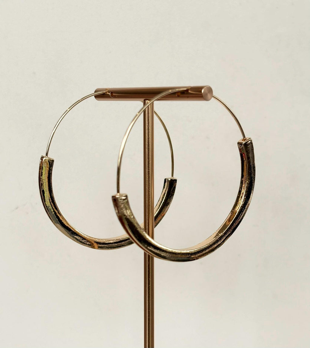 Gold Minimalist Hoop Earrings