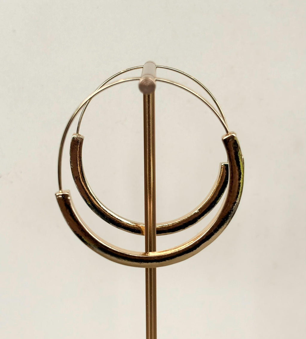 Gold Minimalist Hoop Earrings